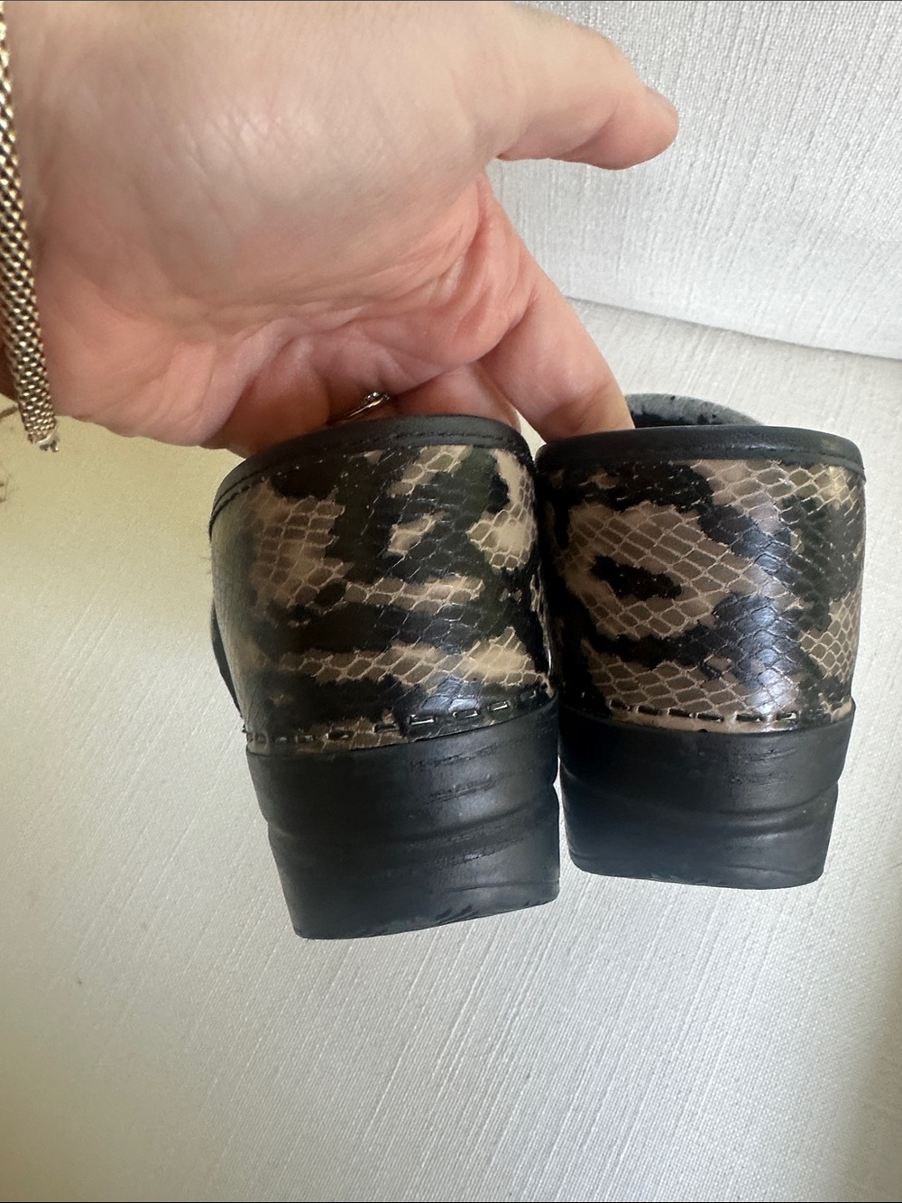 Dansko Clogs Snake Print Leather Size EU 38 / US 7.5–8 - Picture 5 of 8
